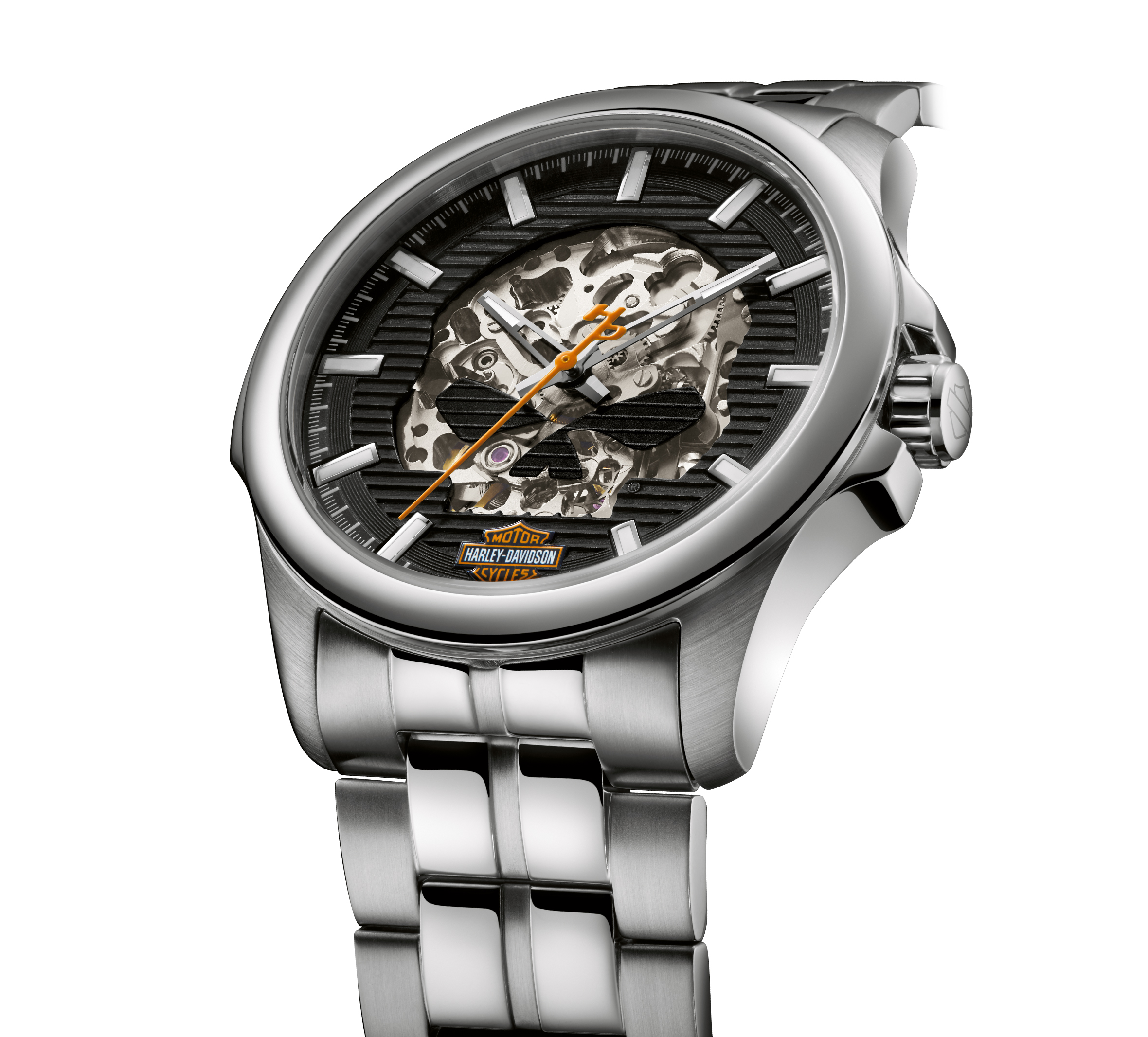 harley davidson skull watch