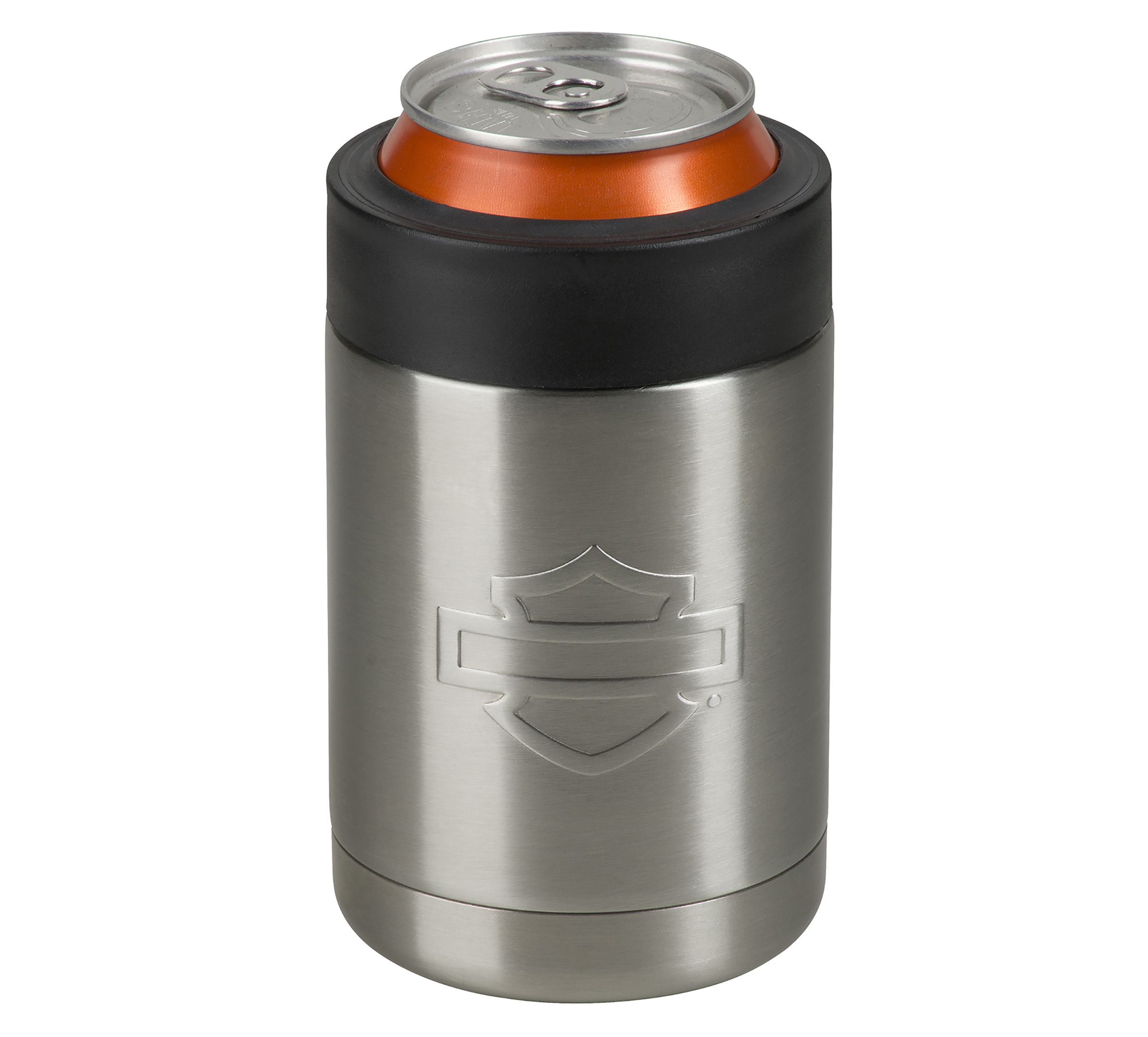 BruMate Matte Gray Stainless Steel 3-in-1 Can Cooler, 12/16 oz.