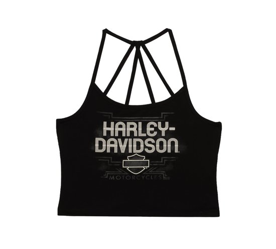 HARLEY DAVIDSON LADIES Build In Bra Tank Top Black or White Each