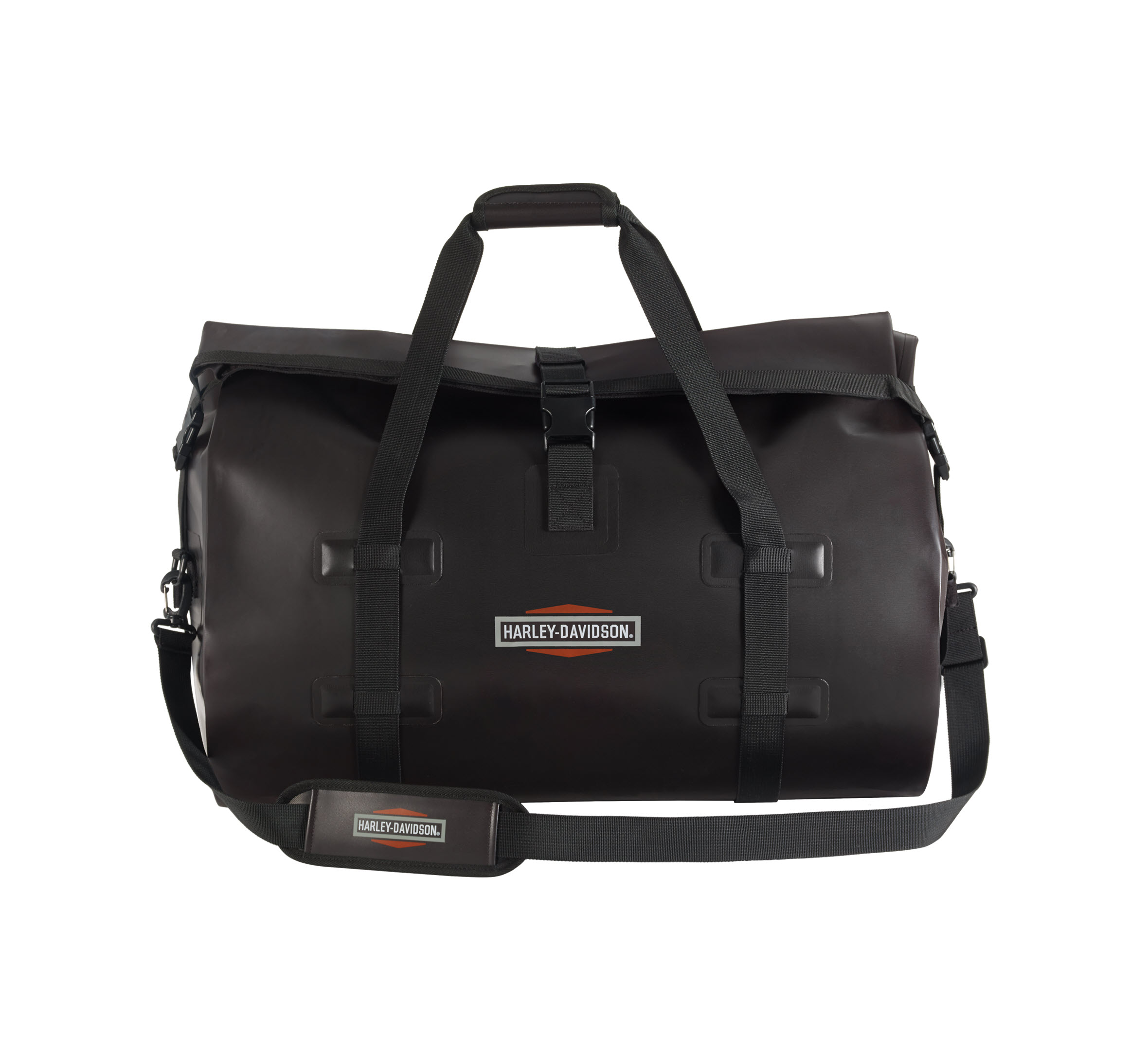 Harley davidson leather duffle clearance bag