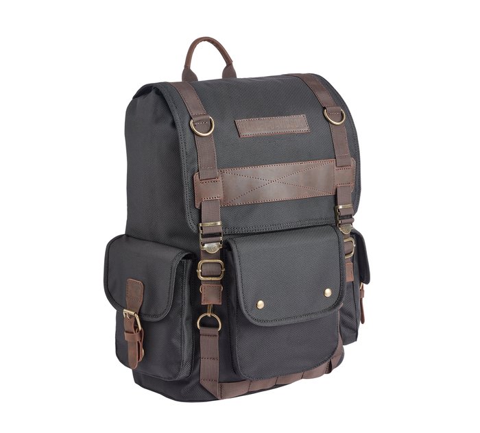  Harley-Davidson Travel Backpack, Ponderosa Ballistic & Leather  USB Bag - Black : Harley-Davidson: Clothing, Shoes & Jewelry