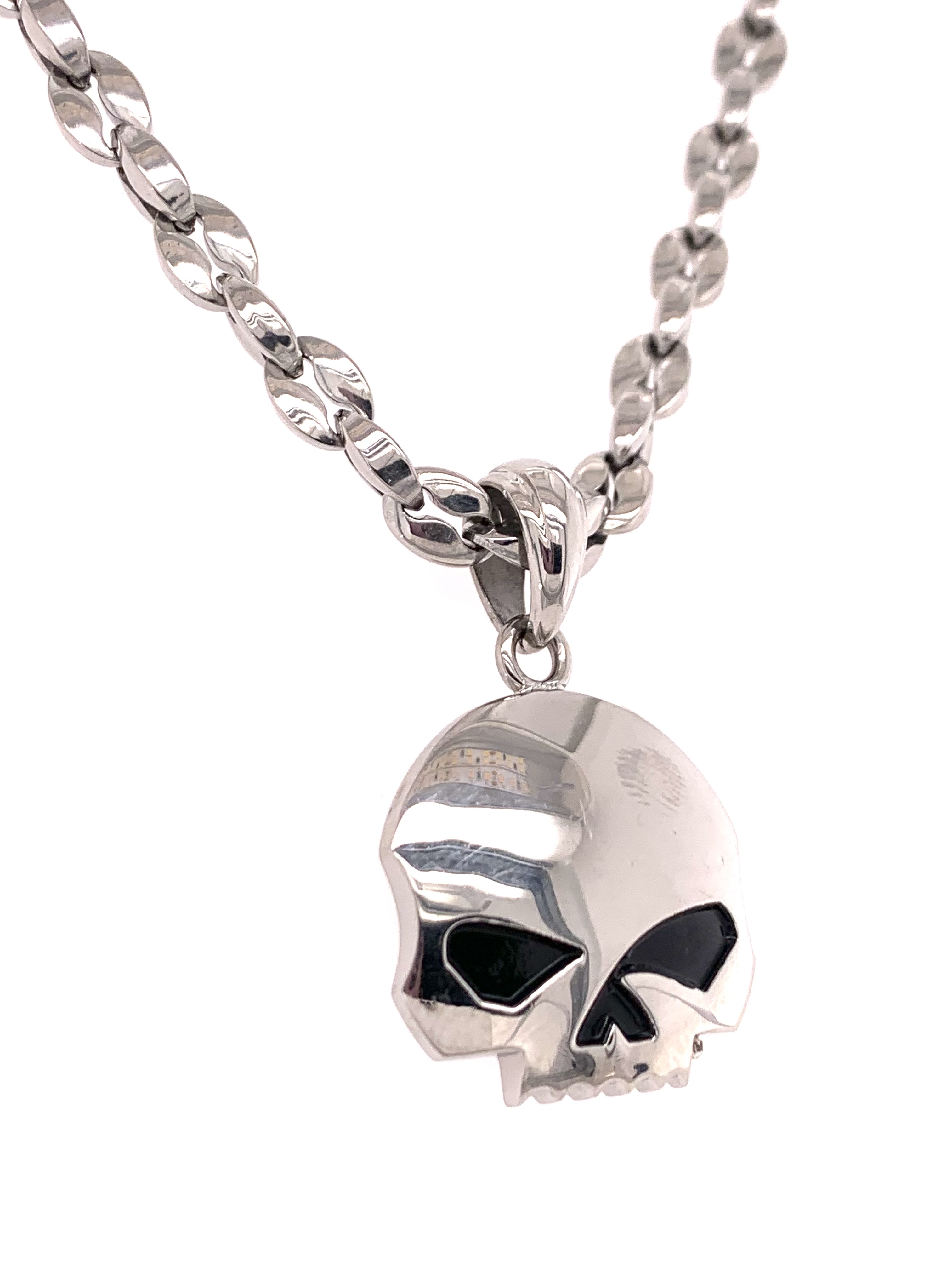 Men's Steel Skull Necklace | Harley-Davidson USA
