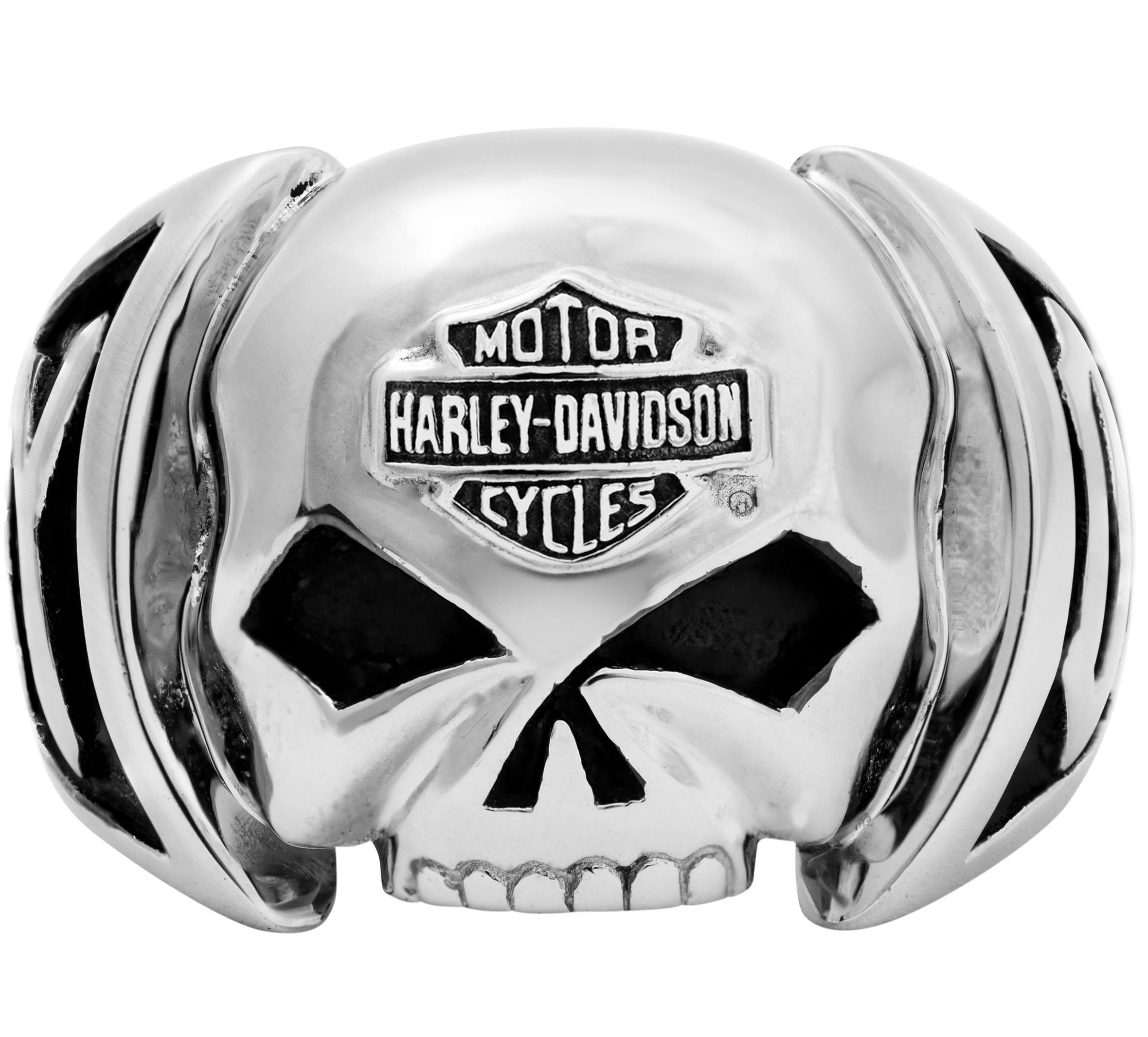 H-D® Flaming Willie G Skull Ring – Clare's Harley-Davidson