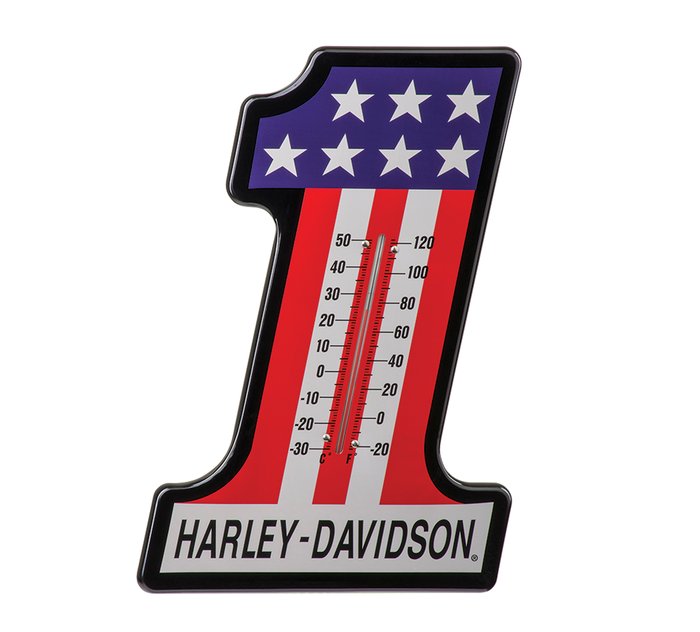 Harley-Davidson #1 Racing Thermometer 1
