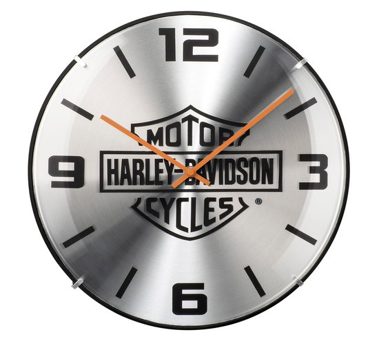 Harley Davidson cycles logo CLock NEW - Pioneer Recycling Services