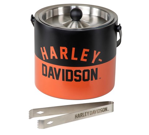 Harley-Davidson® Geometric Wine Glass Set, Etched H-D Logos - Set of Two 18  oz. - Wisconsin Harley-Davidson