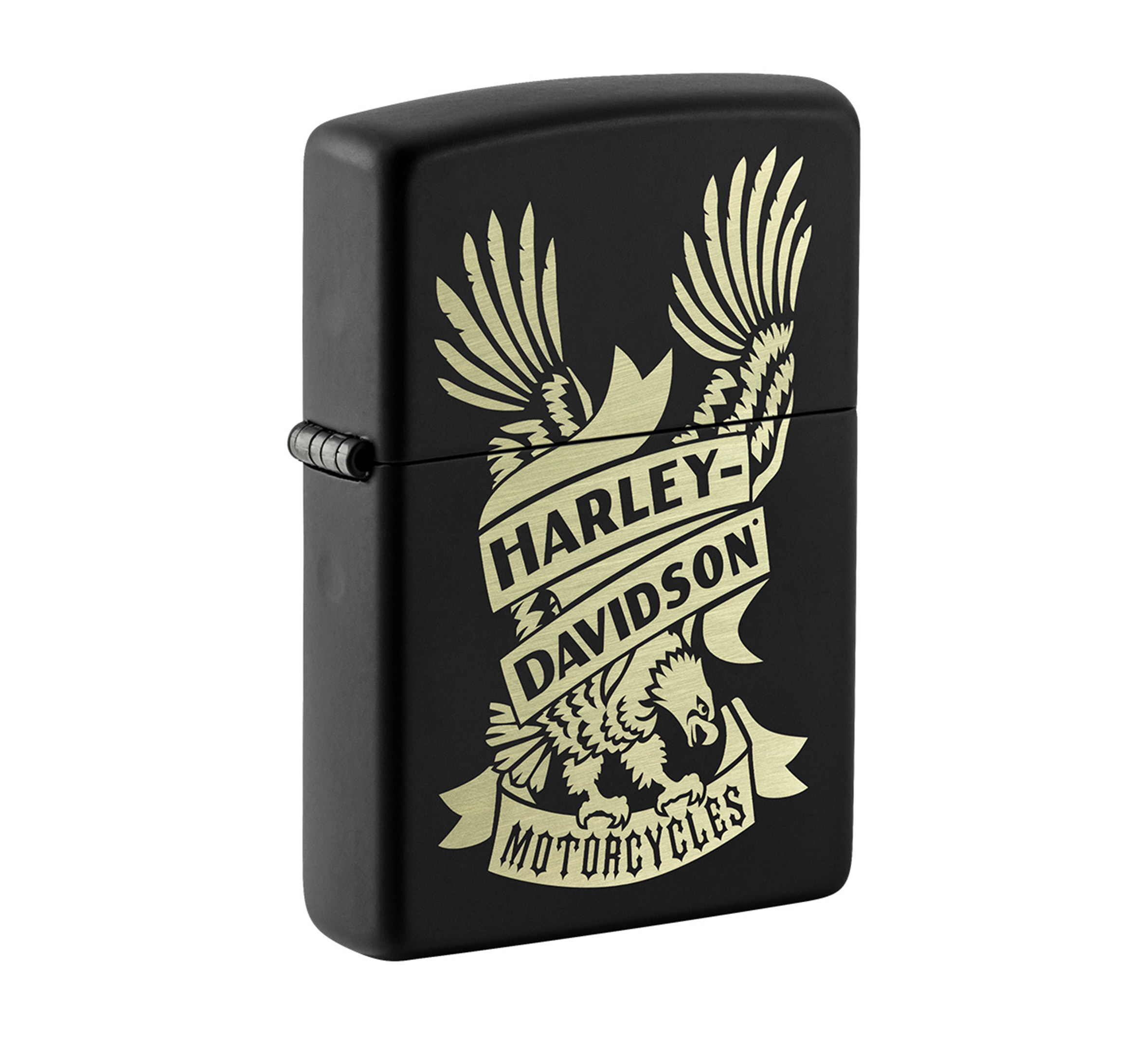 Harley-Davidson Eagle Black Matte Windproof Lighter | Harley 