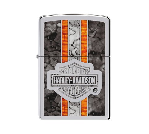 Zippo Lighter Harley-Davidson Design Windproof Chrome Arch All Metal O