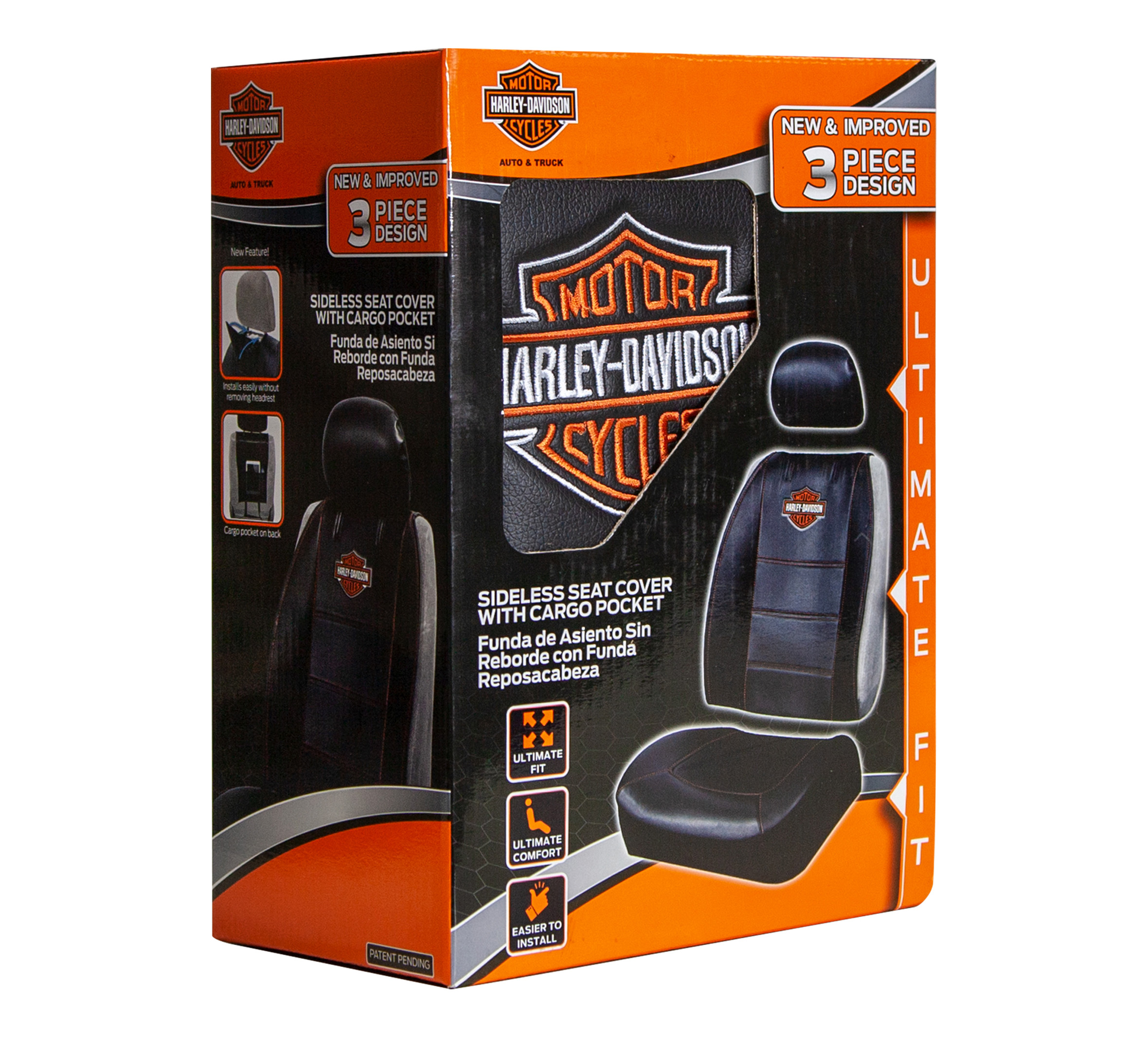 Bar & Shield Steering Wheel Cover and Seat Cover Kit, Set | Harley