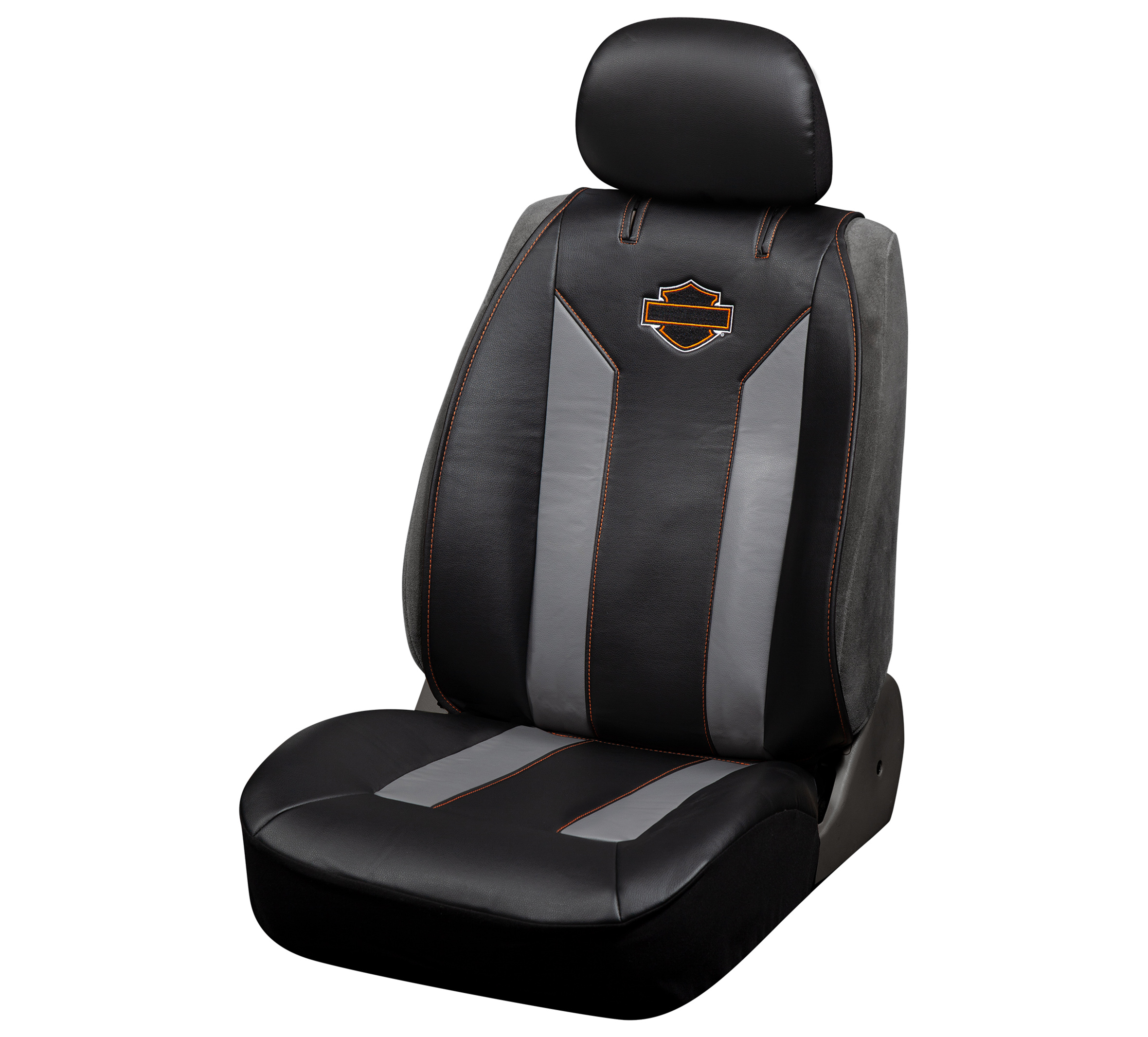 Collections Etc Black Comfy Car Seat Cushion with Straps