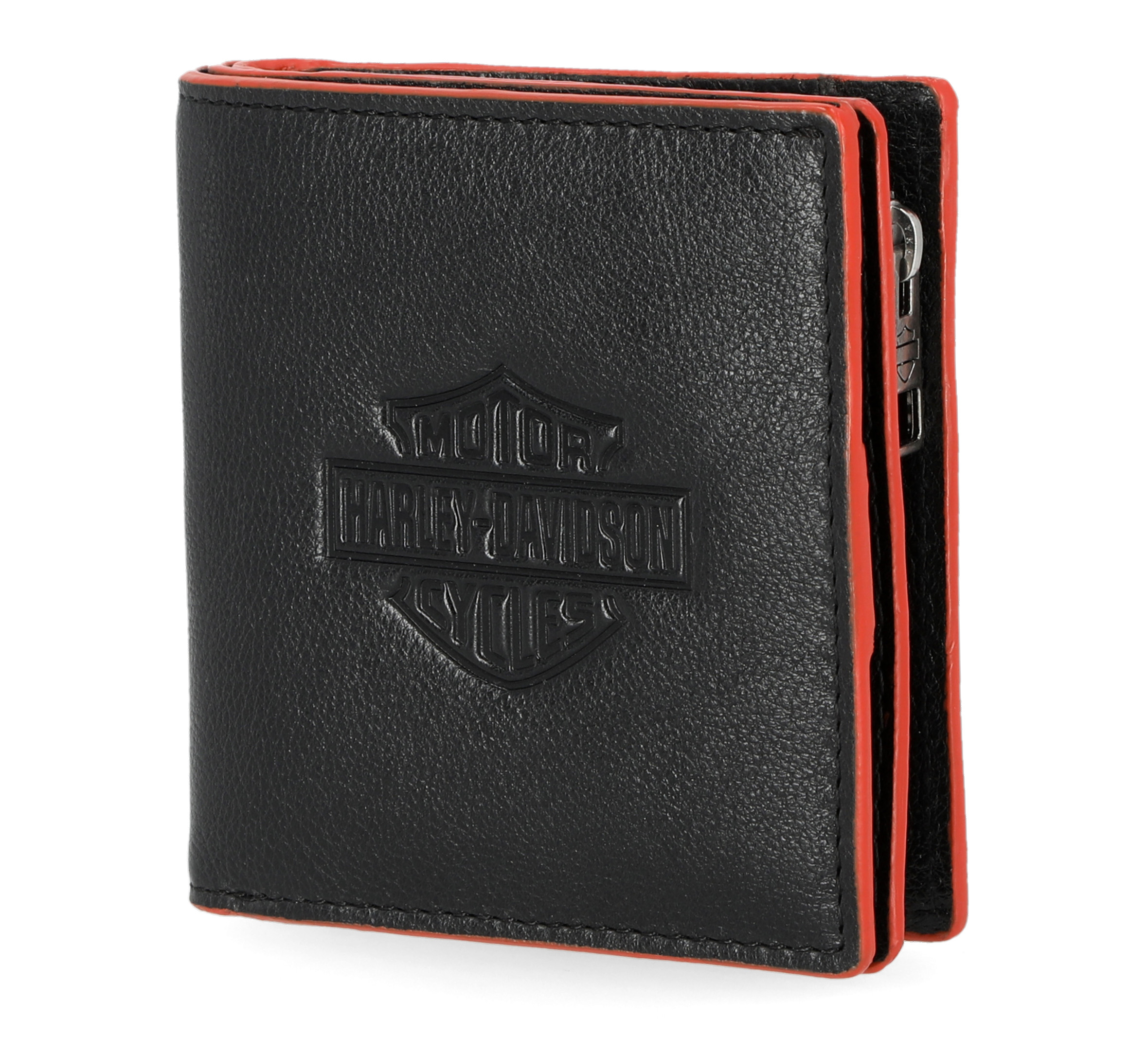 Women's Classic Leather Zip Billfold Wallet | Harley-Davidson USA