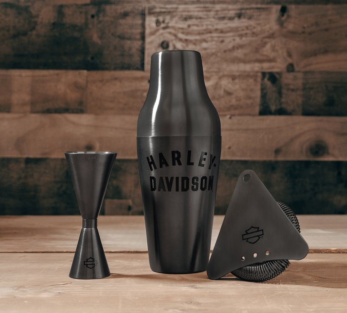 Custom 16 oz. - 3 Piece Deluxe Stainless Steel Cocktail Shaker