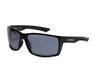 STONE-WASHED Sport Performance Sunglasses - Shiny Black