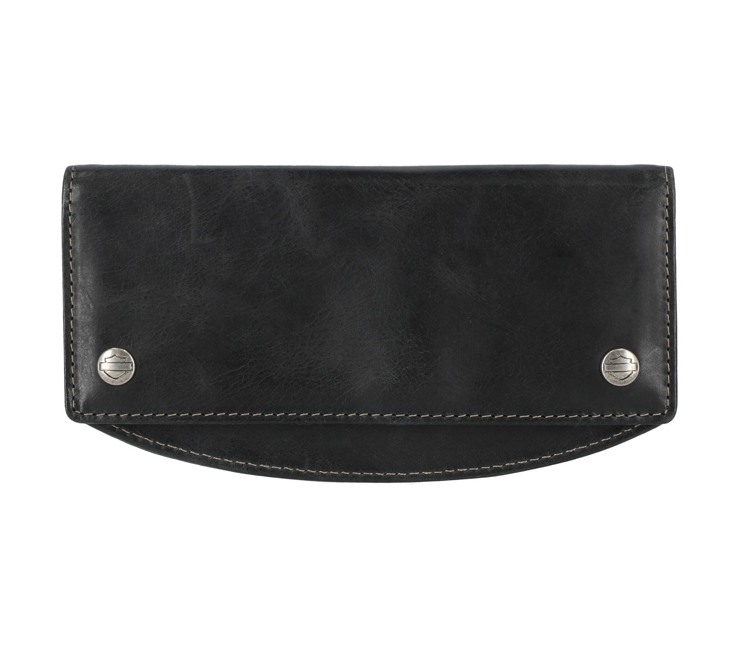 dv Thin Leather wallet with coin purse Dark Brown - Wallets Brands