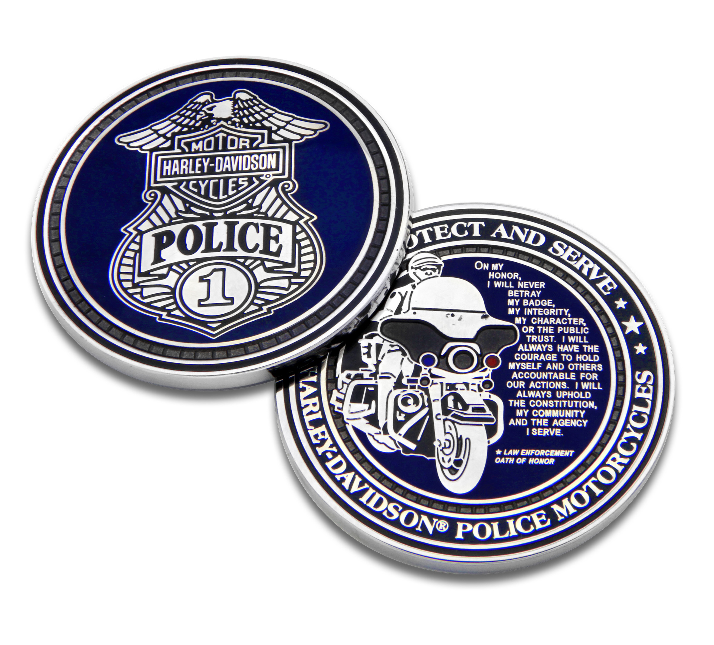 For Those Who Serve Series, Police Coin | Harley-Davidson USA