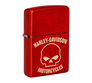Harley Davidson Willie G Skull Laser Metallic Red