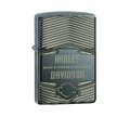 Zippo Lighter - Harley Davidson Motorcycles - Turquoise - Engraved - # 20583