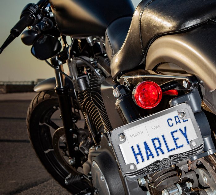 foldable license plate holder Harley Davidson