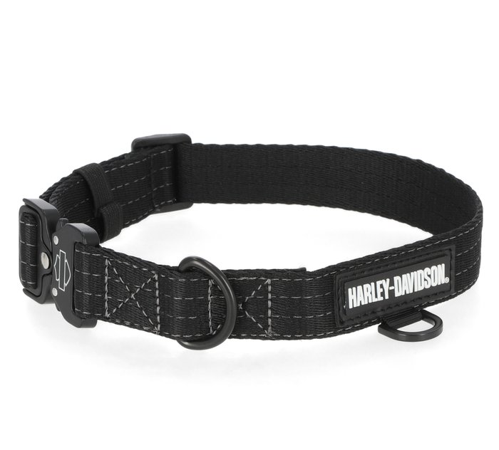 Nylon Dog Collar Black Sm/Md 13"-17" 1