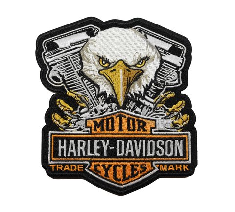 Black Harley Davidson Patch - Jordan Concepts LLC