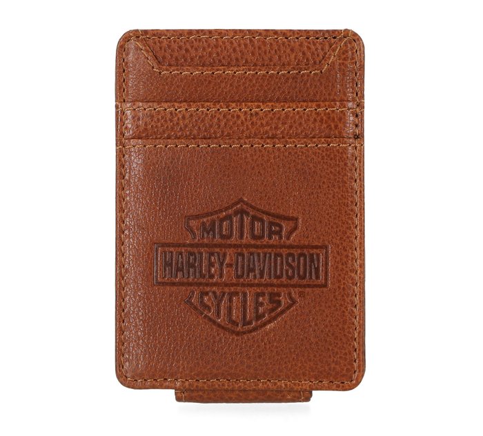 Bar & Shield Front Pocket Money Clip Wallet 1