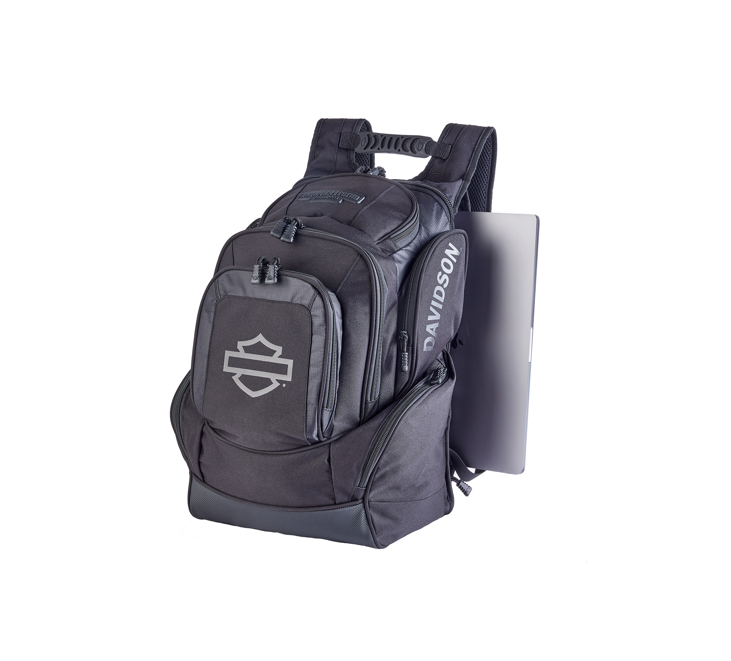 Legend Backpack Black w Black Harley Davidson USA