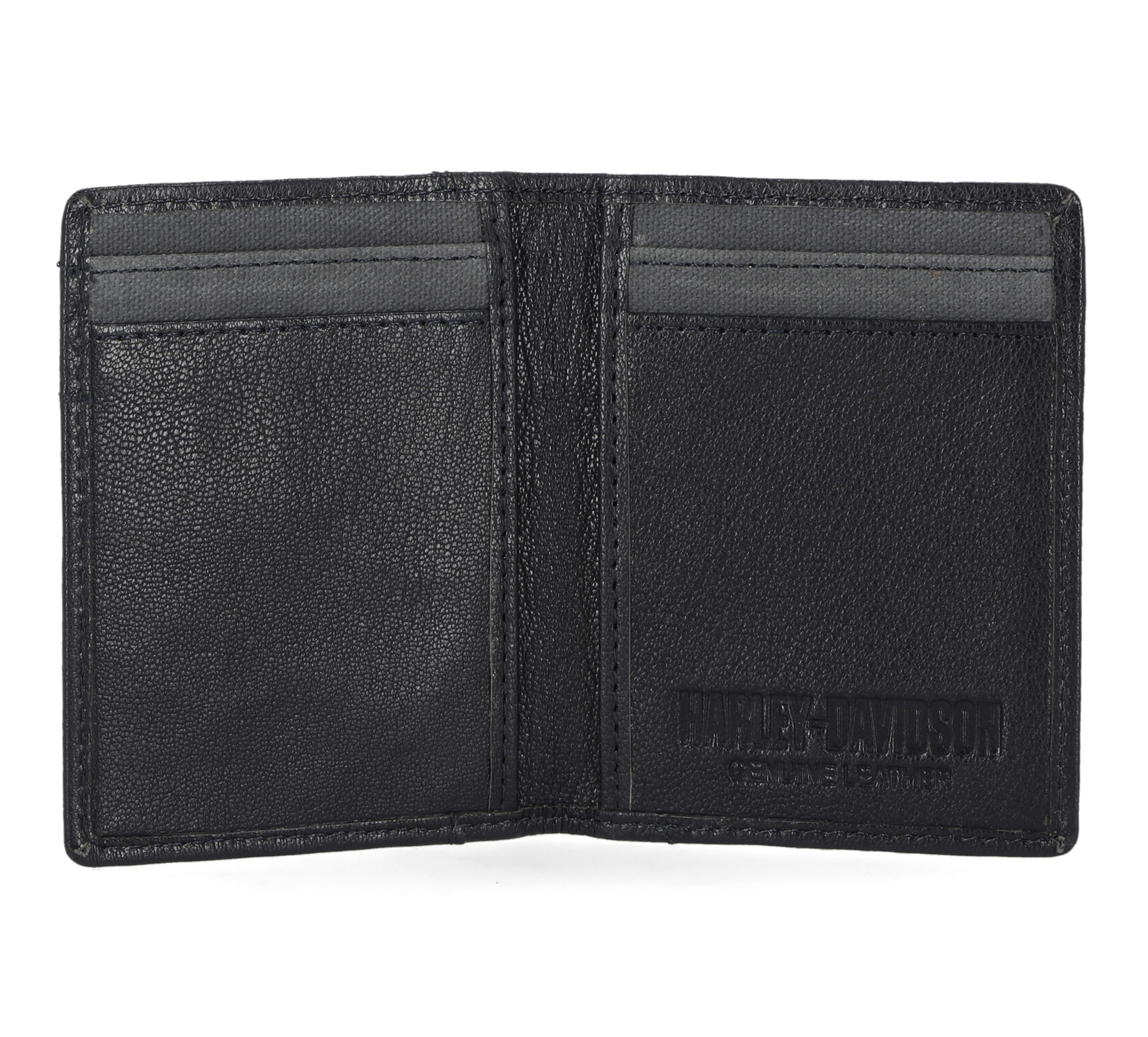 Black Vertical Very retailer Slim Leather Wallets lined with Plaid or DC Characters