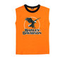 Boys Rally Collection Eagle Muscle Tee in Persimmon