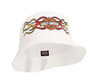 Boys Rally Collection Bucket Hat in White