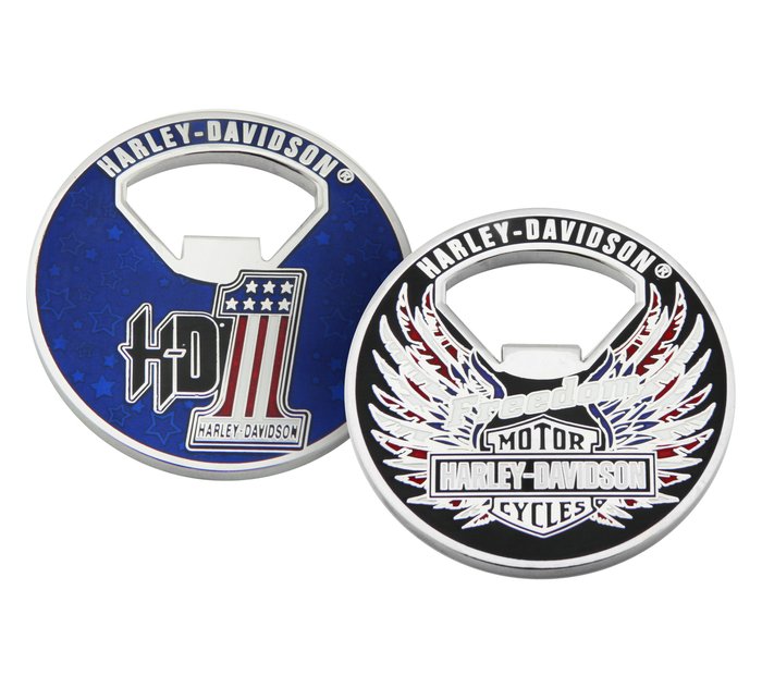 Freedom to Ride Bottle Opener Coin 1
