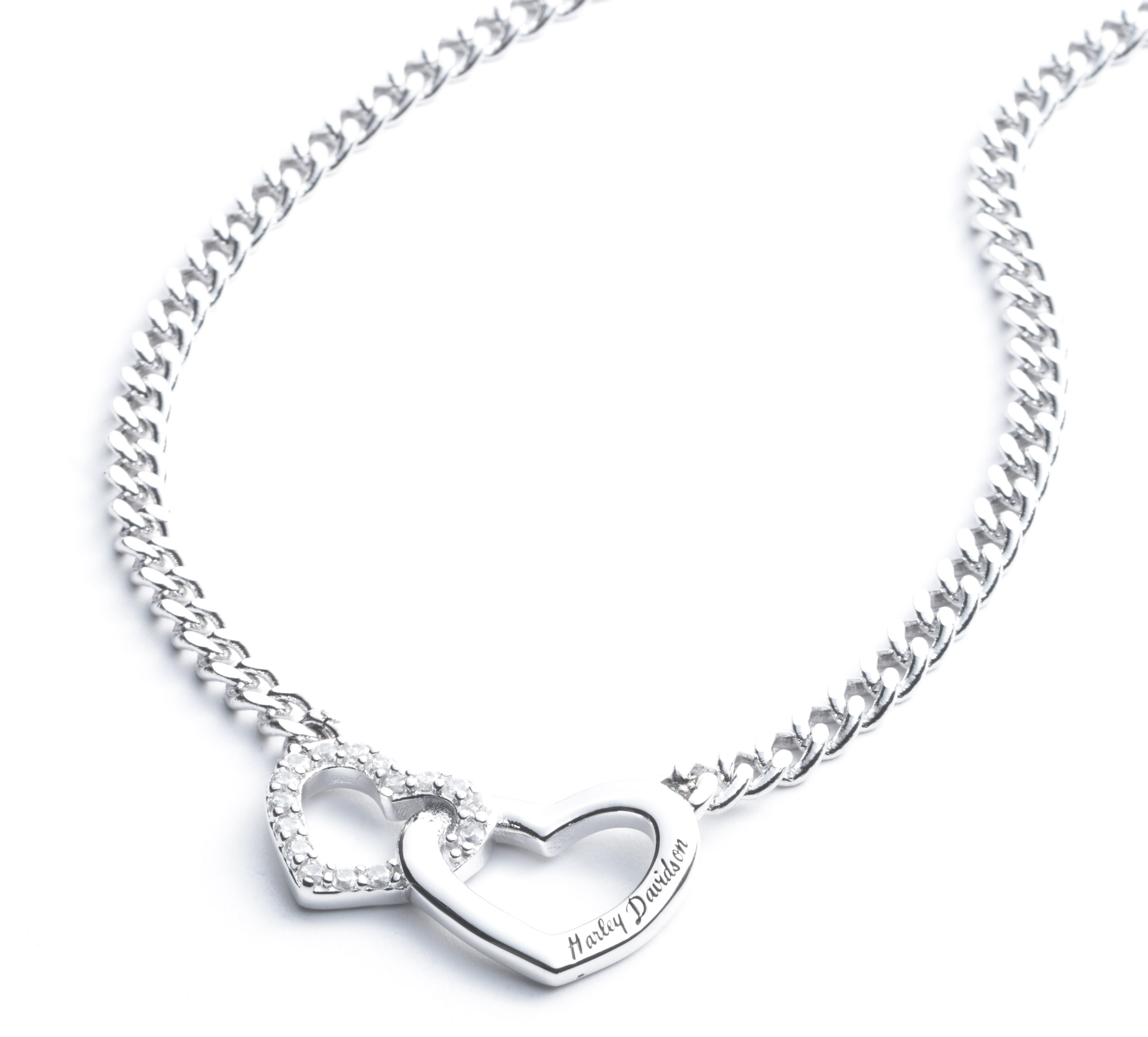 Double Heart Sterling store Silver Choker/Wrap