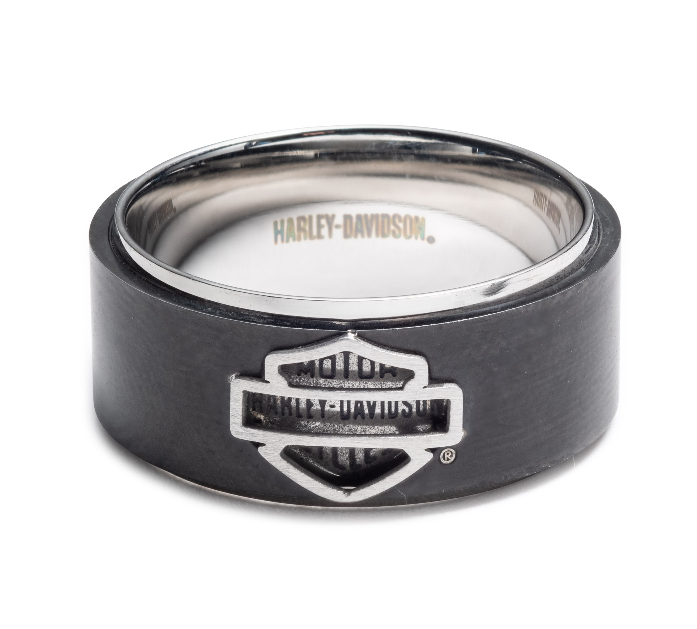 Harley Brushed hotsell Chrome Men's Ring