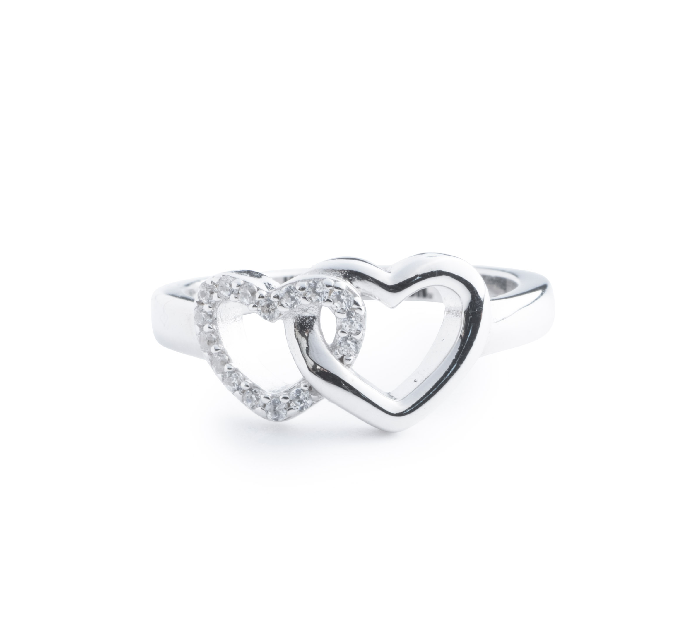 Women's Sterling Silver Double Heart Ring | Harley-Davidson USA