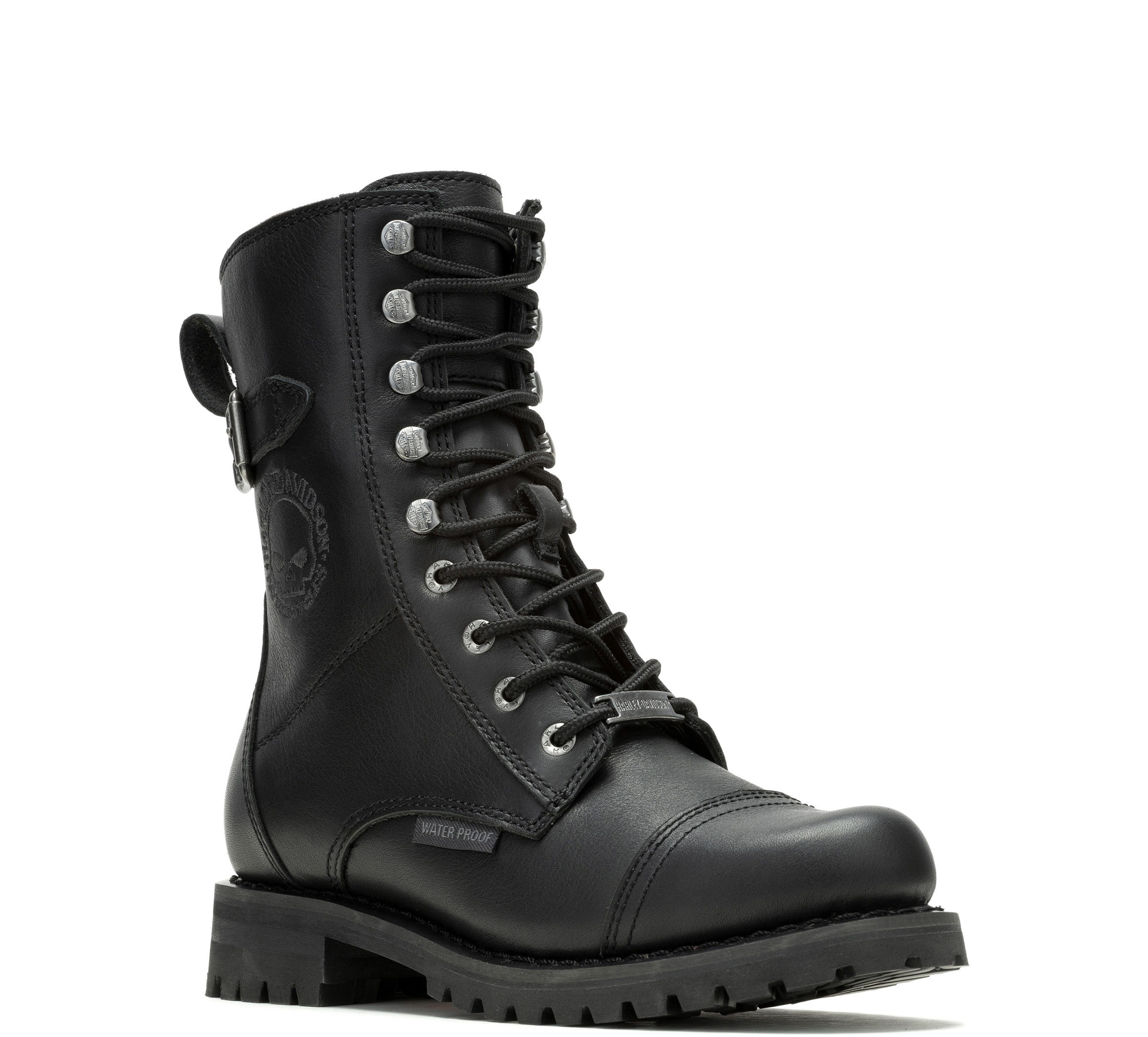 Harley davidson fashion combat boots