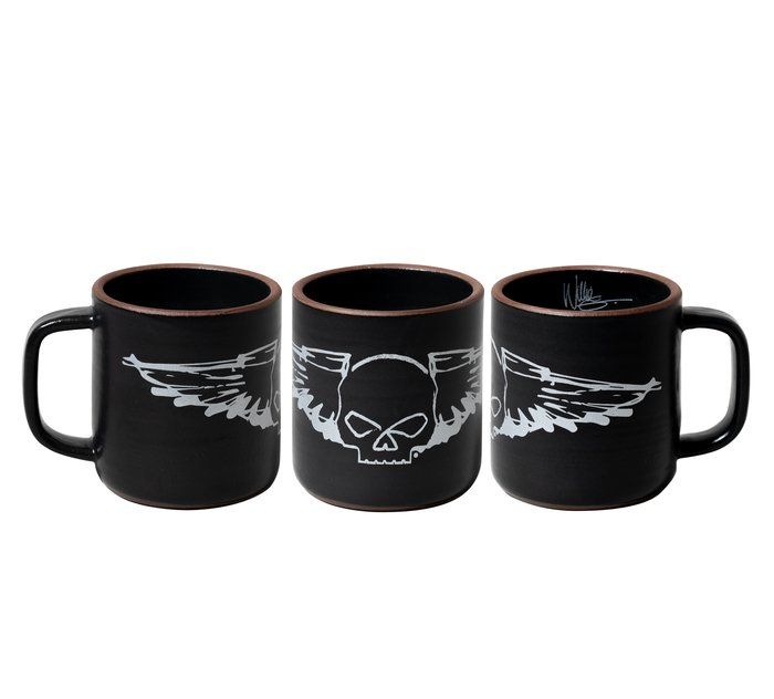 Willie G™ Silver Wings Pottery Mug 1