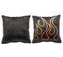 Bar & Shield Flames Pillow
