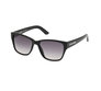 Casual Wayfarer Sunglasses, Black Frame with Smoke Gradient