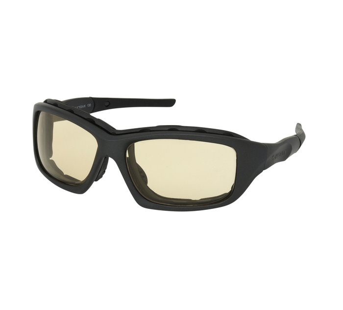 Sport Wrap Sunglasses, Blackened Pearl Frame, Yellow Photochromic Lens 1
