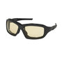 Sport Wrap Sunglasses, Blackened Pearl Frame, Yellow Photochromic