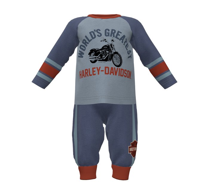 Infant Boys 2 Piece Knit Shirt And Pant Set 1