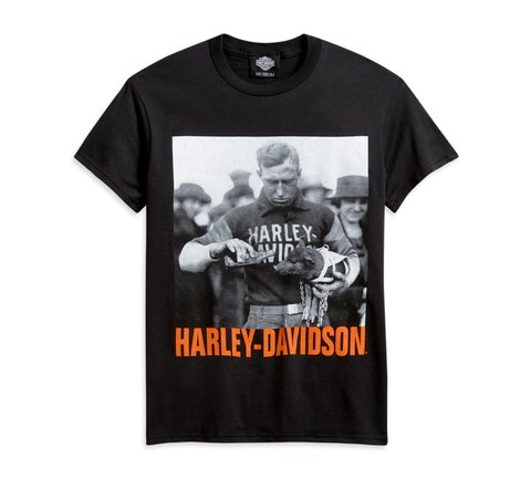 Tee shirt HARLEY DAVIDSON Beige taille L International en Coton - 30830311