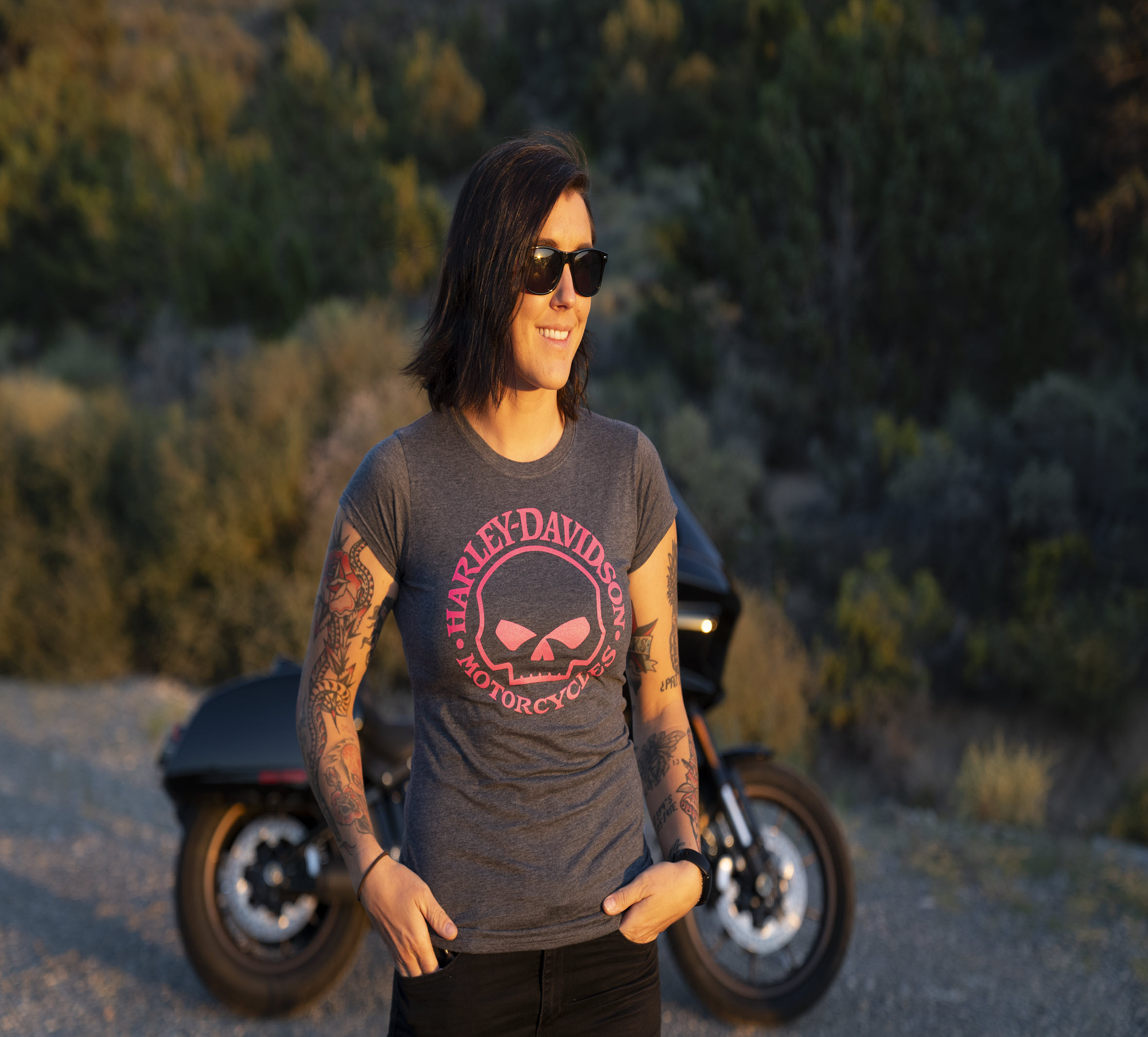 Women's Willie G. Skull Tee | Harley-Davidson USA