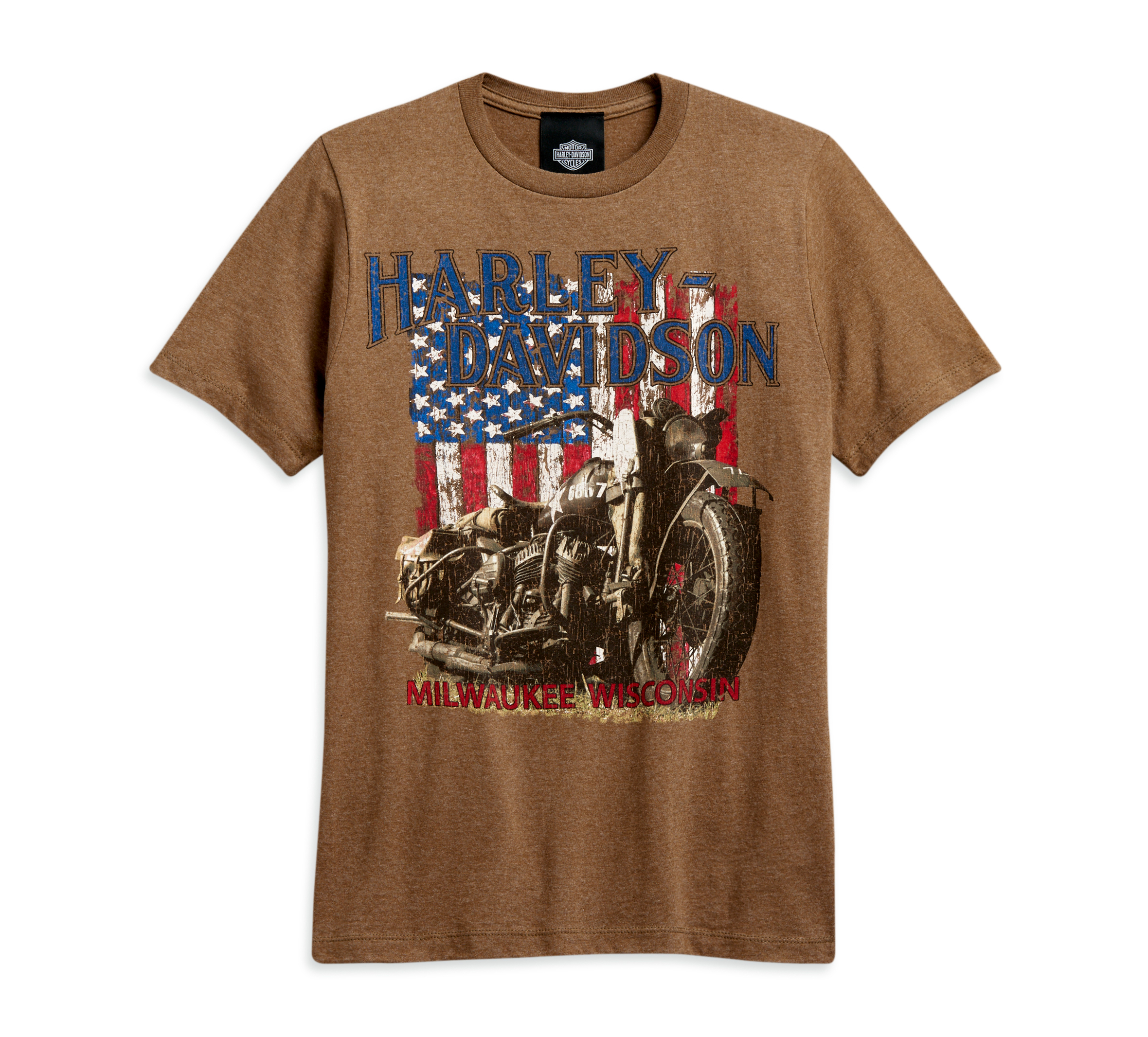 Men's Military Stars and Stripes Tee | Harley-Davidson USA