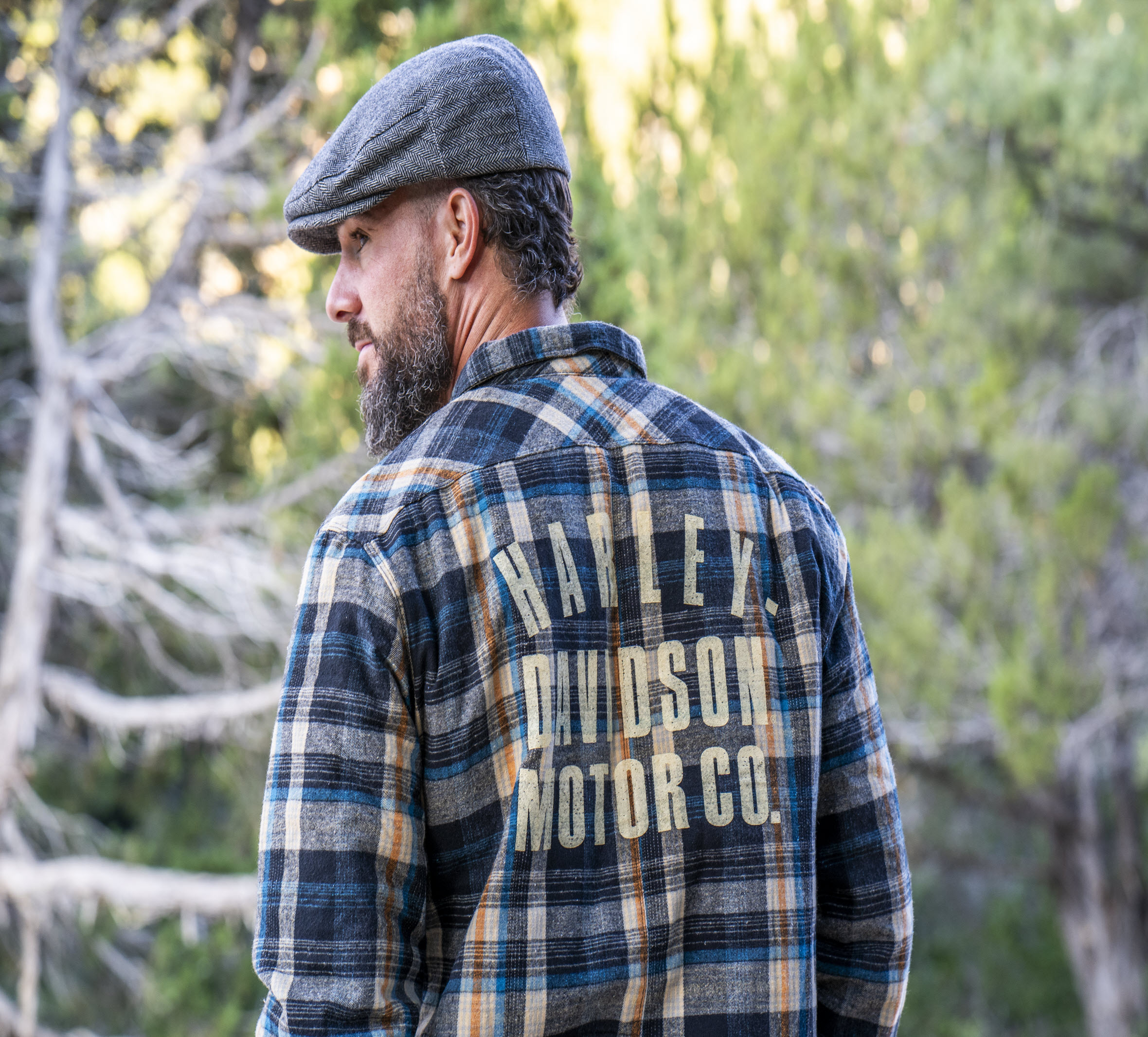 Harley davidson best sale flannel hoodie