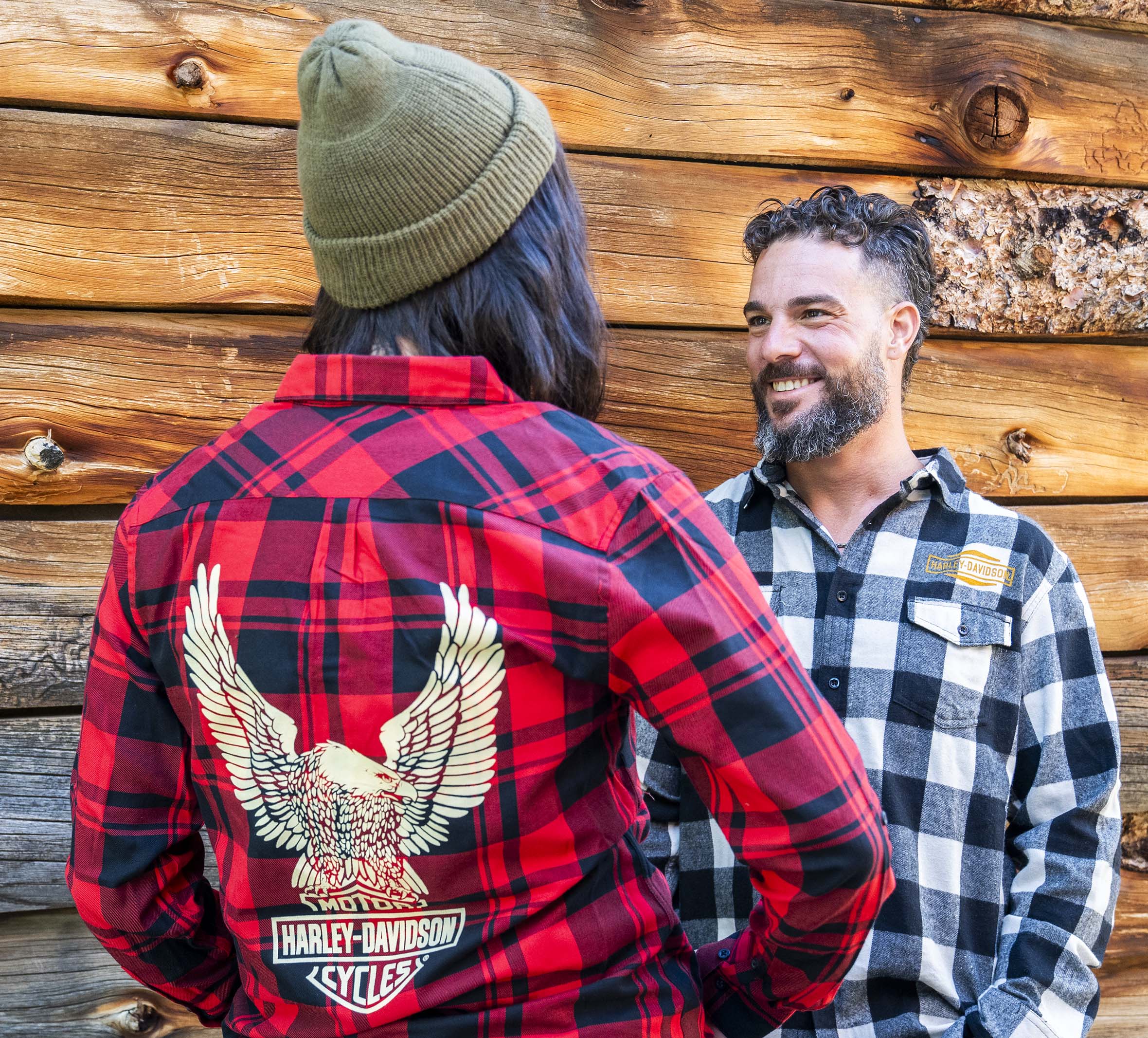 Harley davidson flannel discount hoodie