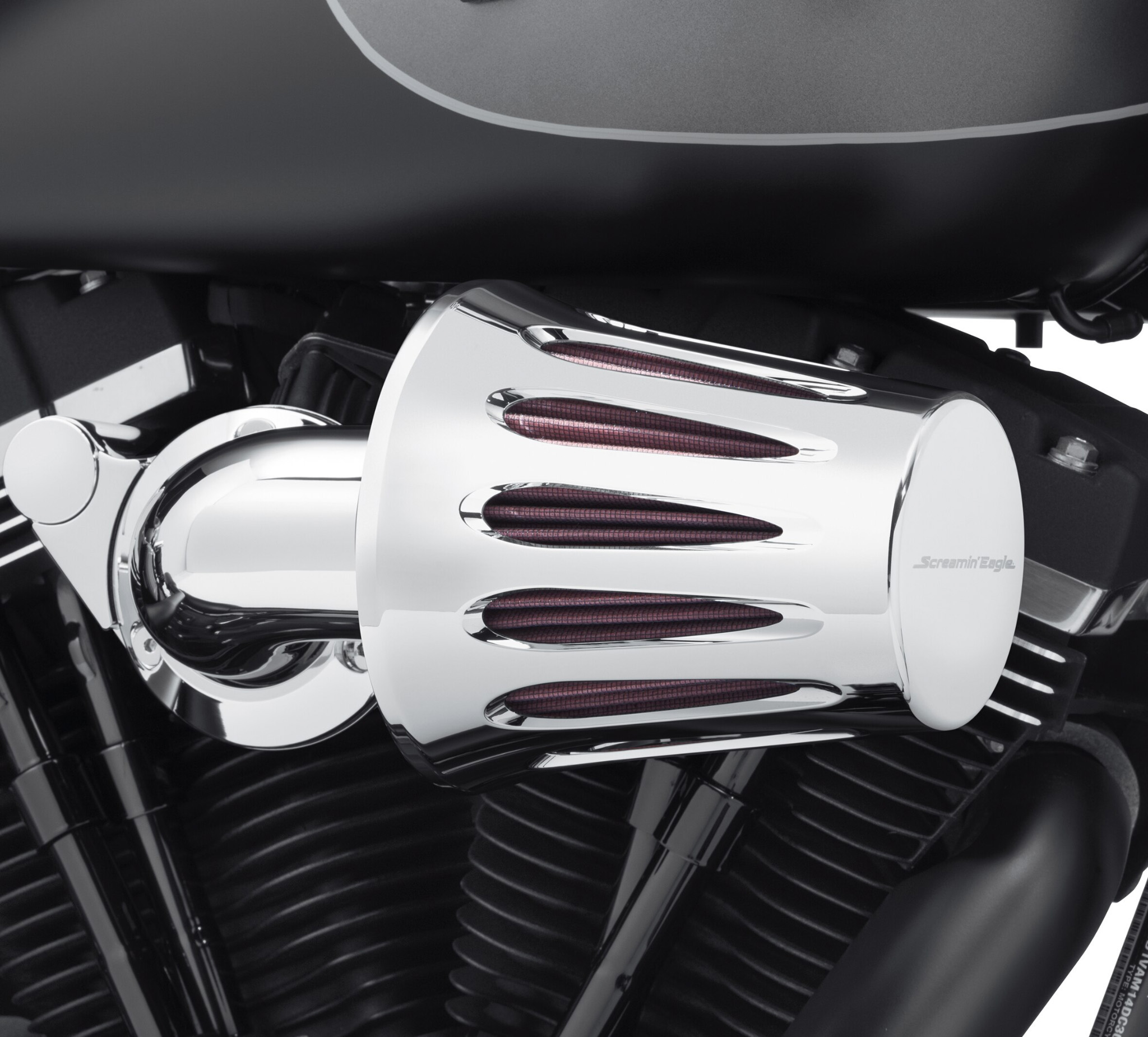 screamin eagle heavy breather chrome cover