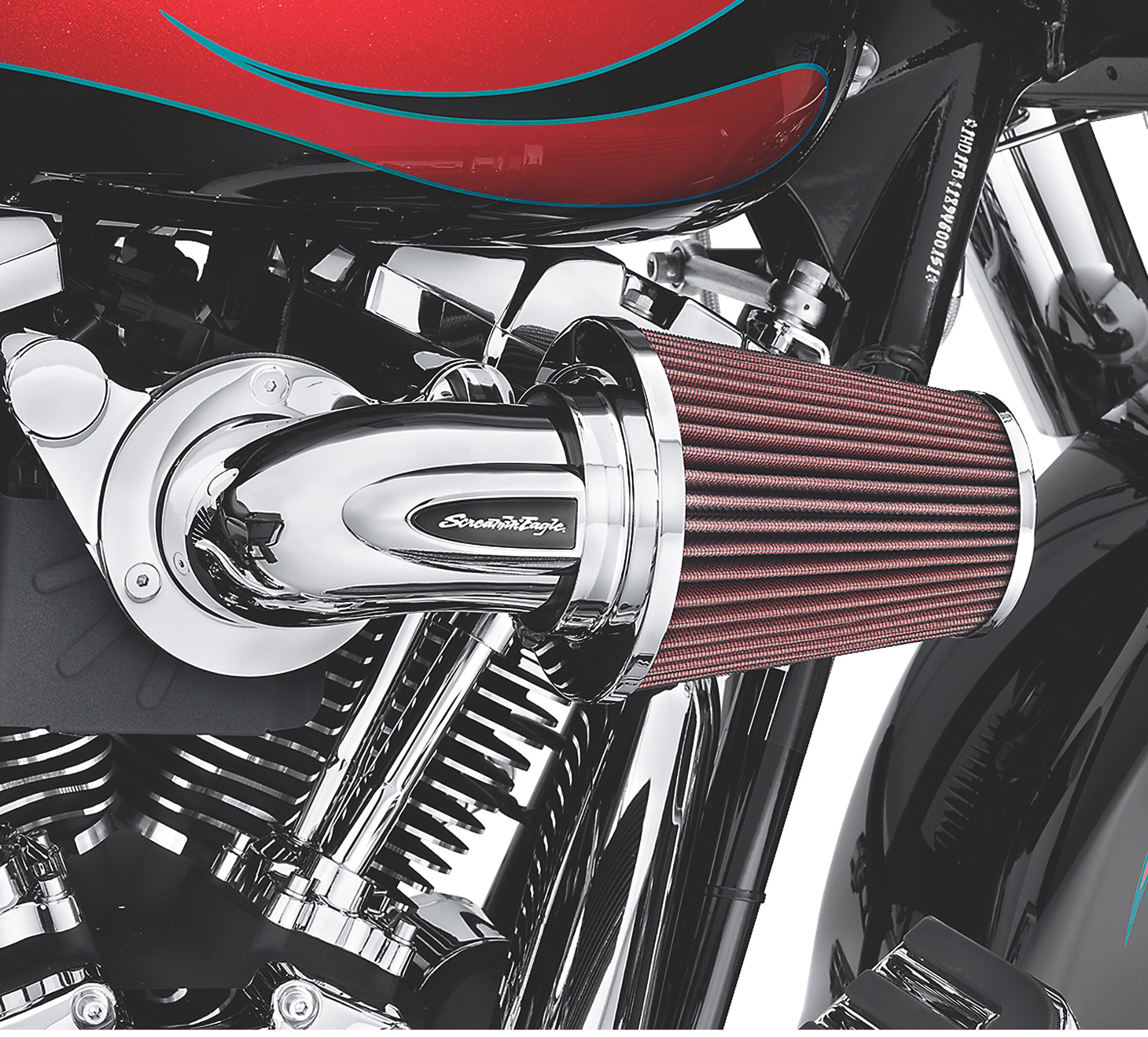 screamin eagle heavy breather chrome cover