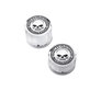 Willie G Skull Rear Axle Nut Covers