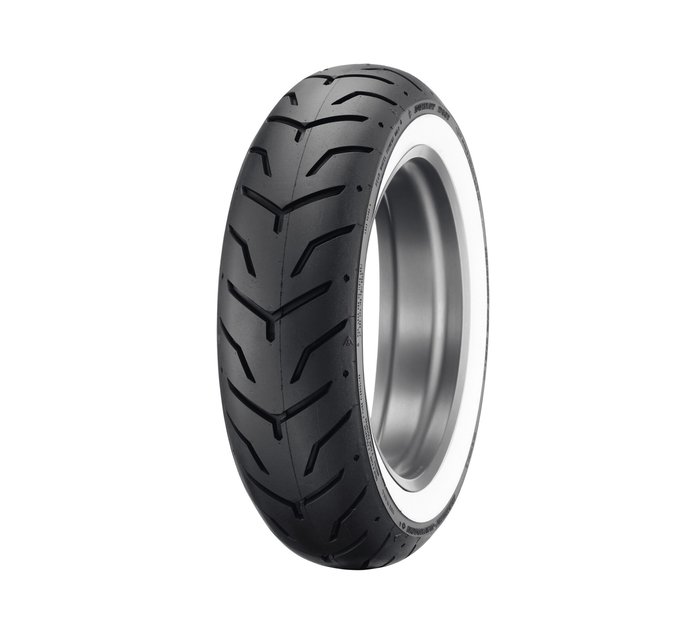 Dunlop Tire Series - D407 180/65B16 Wide Whitewall - 16 in. Rear 1
