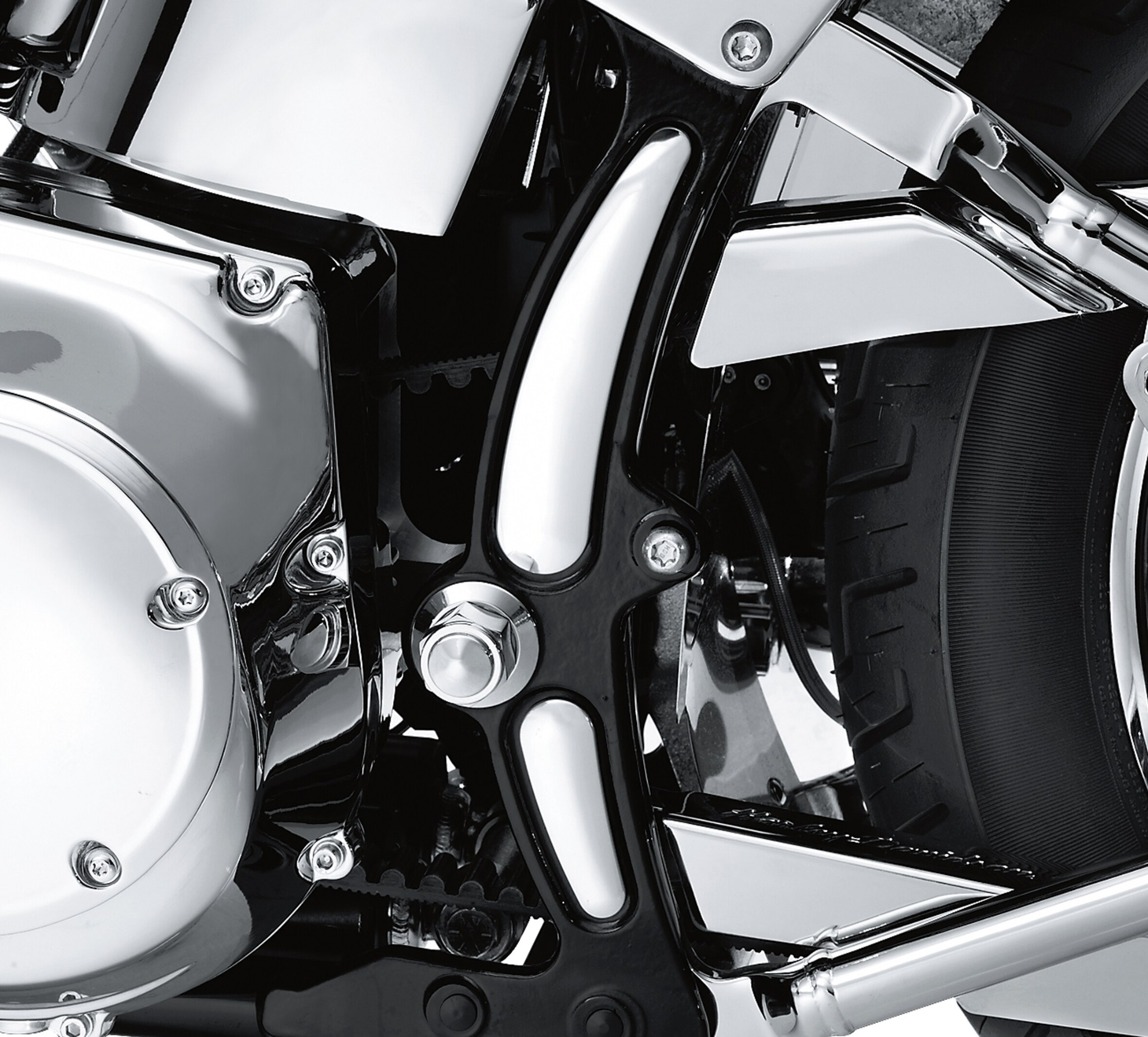 Harley frame online covers